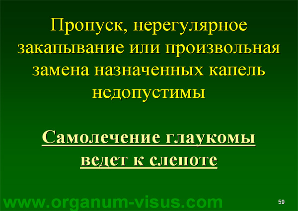 Organum-visus_Глаукома_Школа офтальмологического пациента_2008_1003_Лечение глаукомы_Глазные капли_Проcтагландины_Латанопрост_Травопрост_Ксалатан_Траватан_Тимолол_Образ жизни при глаукоме_Glaucoma