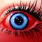 Blue and red Eyes.